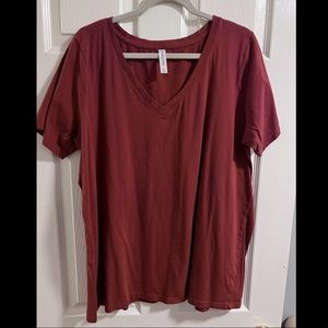Rust Womens Zenana Outfitters size 3X tshirt
